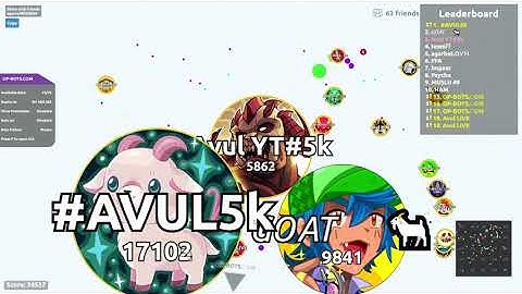 AGAR.IO SERVER TAKEOVER WITH BOTS #5 || OP-BOTS.COM