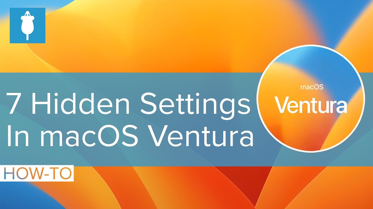 7 Hidden macOS Ventura Settings You Should Know - YouTube