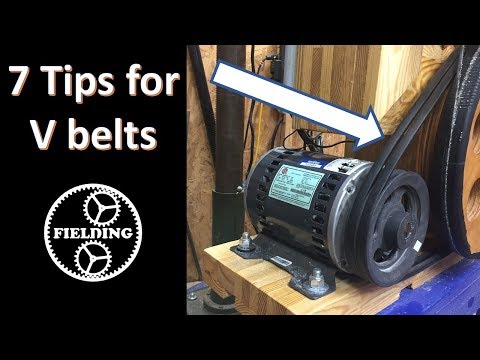 7 Tips For Best V-belt Performance; How To Prevent slipping and Other Belt Issues :052