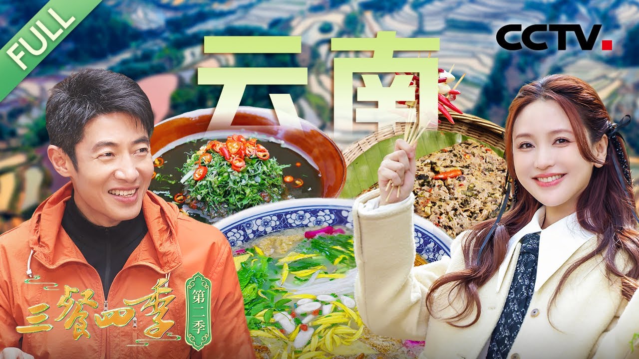 【Full】过桥米线 汽锅鸡 香茅草排骨 油炸竹虫  石屏豆腐 苦撒 红豆煮荨麻 哈尼豆豉煮泥鳅……和撒贝宁、金莎、周笔畅一同寻味云南！| CCTV「三餐四季 第二季」第9期 20250427