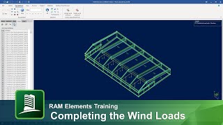 Reviewing the Finished Model in RAM Elements