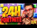 ¡24 HORAS JUGANDO A FORTNITE! - PARTIDAS CON SUSCRIPTORES - TheGrefg