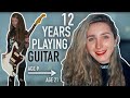 12 Year Guitar Journey | Age 9 - 21