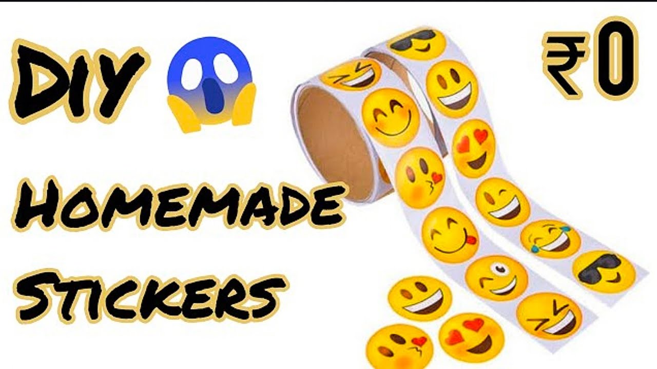 DIY Homemade Stickers | DIY Stickers | How To Make Stickers At Home ...