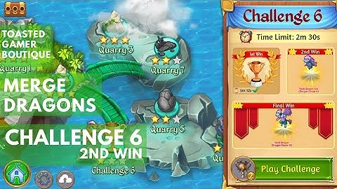 Merge Dragons Challenge 6 ! 2nd Win