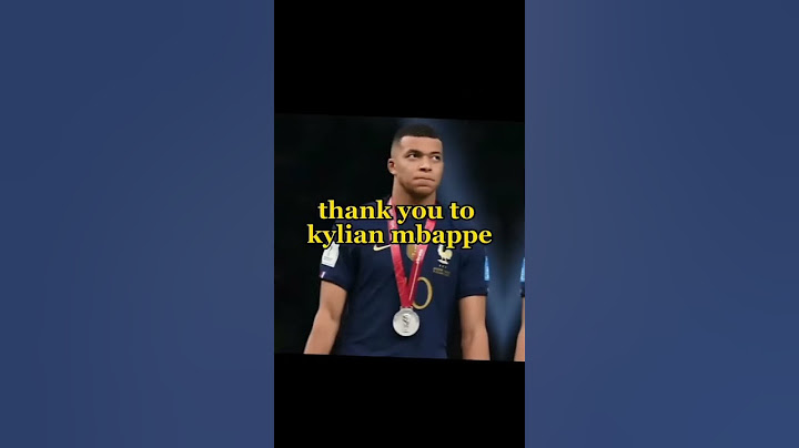 Thank You to Kylian Mbappe