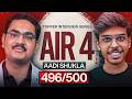 CBSE AIR 4 Reveals How He Scored 496/500 🔥