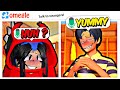 Girl trolling drives players insane on roblox omegle  hilarious 