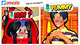 GIRL TROLLING DRIVES Players INSANE on ROBLOX Omegle! ( Hilarious 😂)