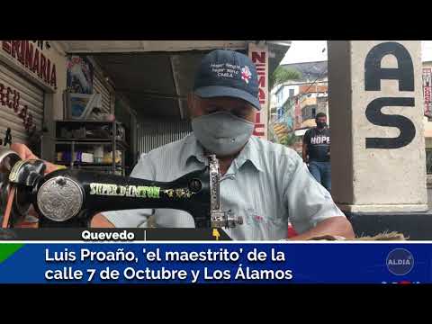 Quevedo: Luis Proaño, 'el maestrito' de la calle 7 de Octubre