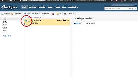Rackspace Forward As Attachment