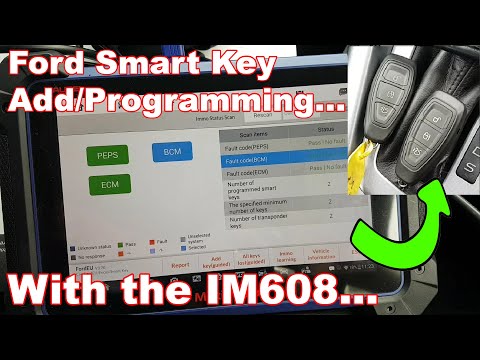 Ford Focus MK3 Smart Key add/programming with the IM608.
