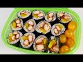 Chicken gimbap (Dakgogi-gimbap: 닭고기김밥)