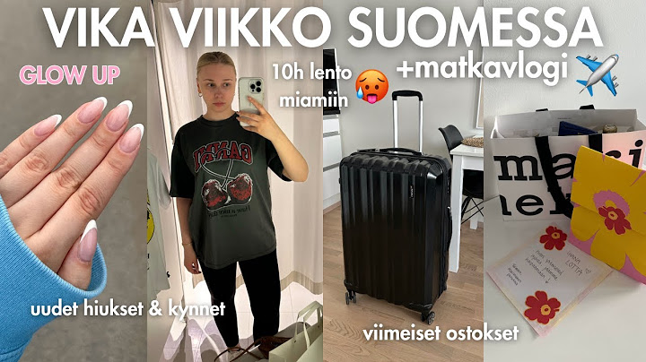 MY WEEK: valmistaudutaan reissuun, uudet hiukset & kynnet, 10h lento miamiin | Lotta Liikanen