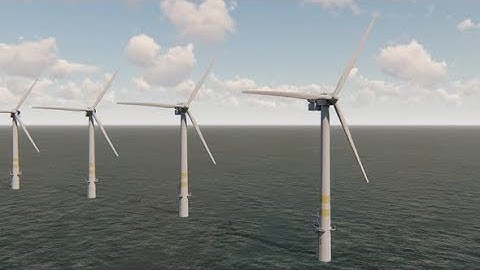 Offshore Wind Turbines (4K Video) | Motion Graphics - Videohive template