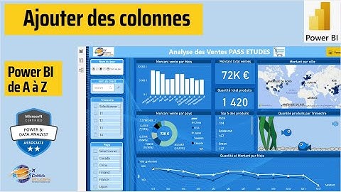 23- Power BI de A à Z :  AJOUTER DES COLONNES à vos données