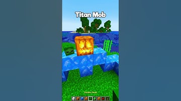 Minecraft How To Spawn TITAN MOB🤯 #minecraft #shorts