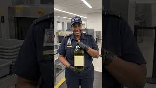 The liquid she tried to carry through security today