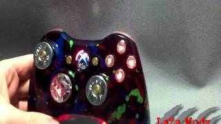 Exclusive Splatter Xbox 360 Modded Controller