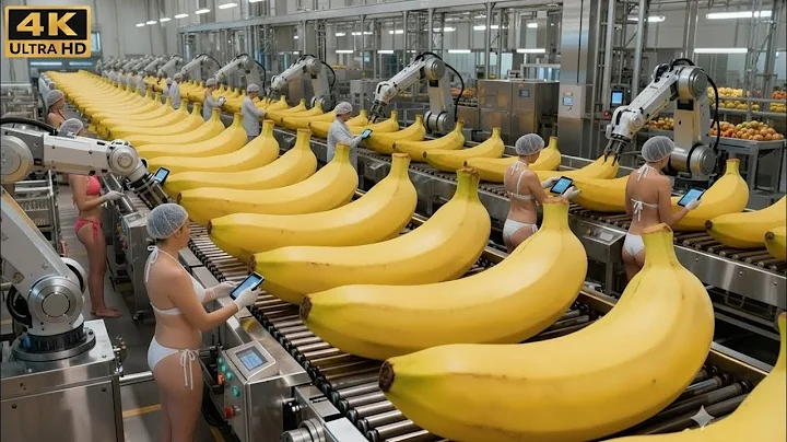 Inside a Banana Bread Factory – An incredible Automated Production Process
