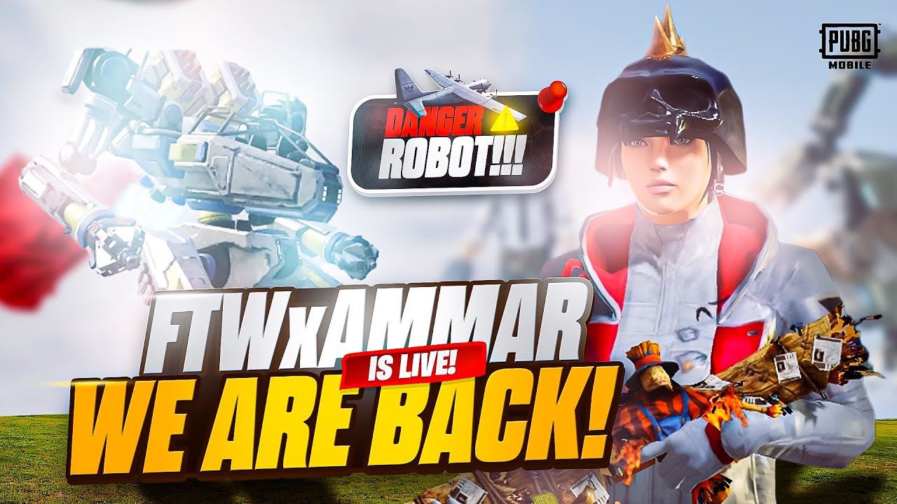 AGR AJJ TOP 1 AYE TOH RP GIVEAWAY HOGA | WE ARE BACK | ROAD TO 10K SUBS | FTW x AMMAR | PUBG MOBILE