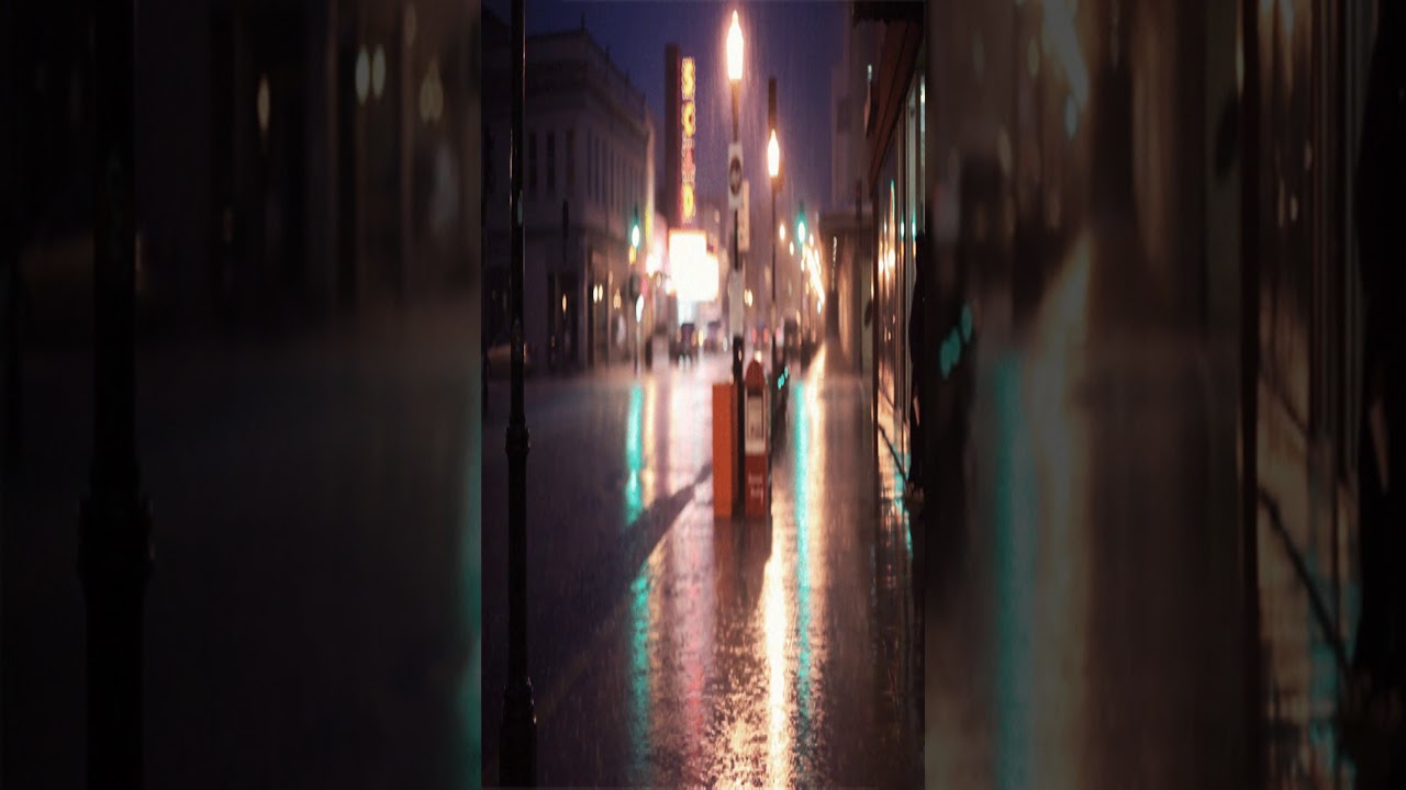 睡眠用シネマグラフ 雨 Rain Cinemagraph 癒し ヒーリング 夜景 Deep Healing Music Relaxation Shorts Youtube