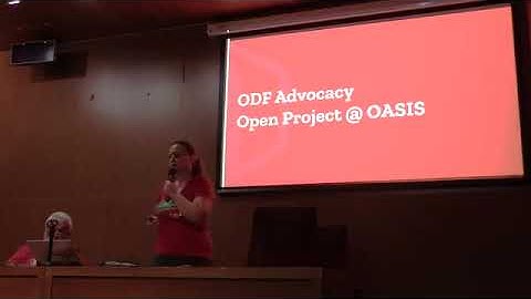2019 lo conference almeria - opendocument format from cosm to the odf advocacy open project