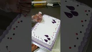 Violet Balloon Sheet Cake Shorts