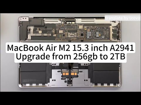 MacBook Air M2 15.3-inch A2941 SSD Nand Storage Upgrade: 256GB to 2TB - Maximize Storage & Speed!