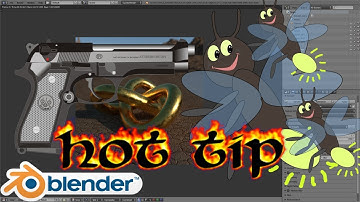 Blender Hot Tip: Remove Fireflies / Noise with Mixing via Darken