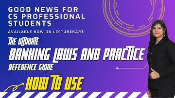 CS PROFESSIONAL BANKING LAWS & PRACTICE | MUST HAVE REFERENCE GUIDE | FIND ANSWERS WITHIN 30 SECONDS