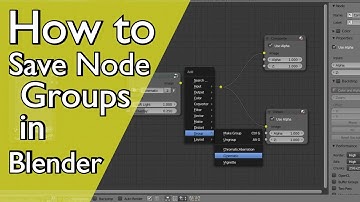 Saving Node Groups into Blender Start-Up File (Easy)