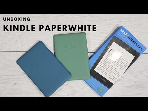 UNBOXING: Kindle Paperwhite Sage & Twilight Blue Colors