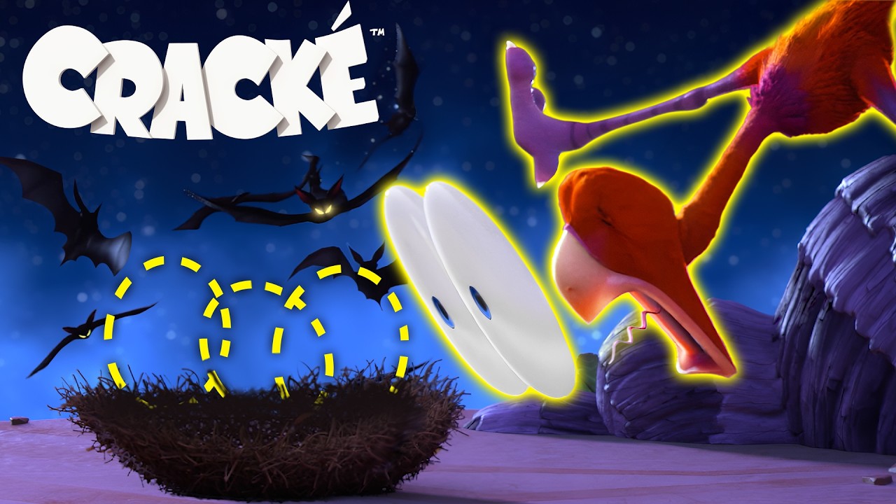 Will Ed Find His Eggs From The Bats - Funny Halloween CRACKÉ Cartoons for Kids