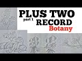 Plus two biology record part 1l plus two botany l #botany #record