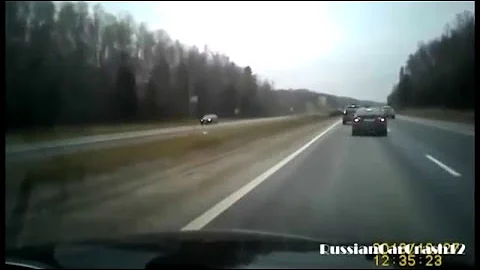Car Crash Road Rage Caught On Camera Tape | Crazy Car Crash In Russia  | Video Clip 019