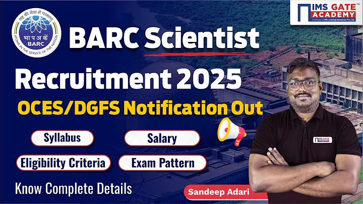 BARC Scientist Recruitment 2026 | OCES/DGFS | BARC Scientist Salary & Allowances | Sandeep Adari