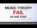 How To Fail At Music Theory In A Simple, Easy Step