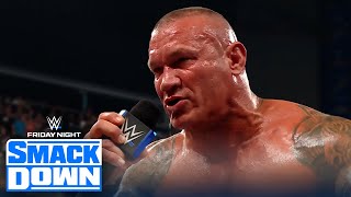 Randy Orton puts Tama Tonga in his place after match vs. Carmelo Hayes on SmackDown | WWE ON FOX