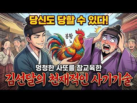 당신도 당할 수 있다! 멍청한 사또를 참교육한 김선달의 천재적인 사기 기술[야담 오디오북 민담 전설 조선야담 설화 옛날이야기]