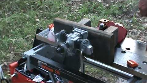 ASP FT160 twin break in run