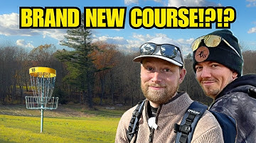 SIMON AND I ARE DESIGNING ANOTHER DISC GOLF COURSE!!!