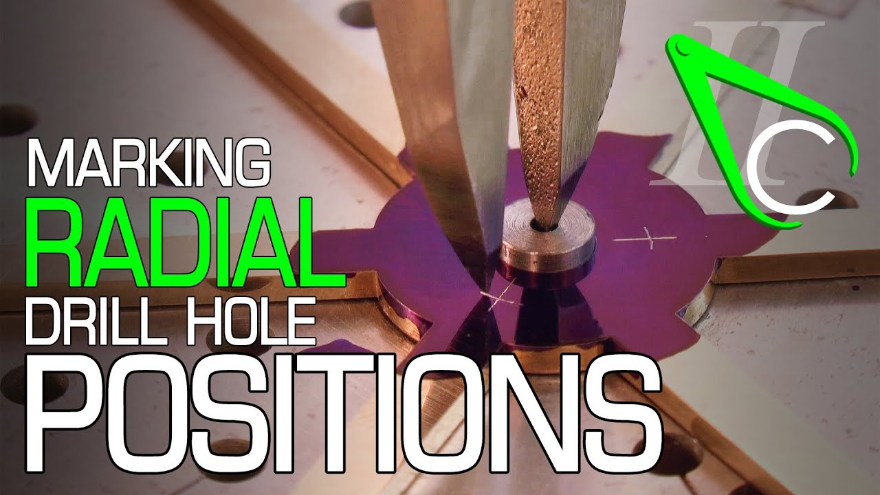 Marking Radial Drill Hole Positions YouTube
