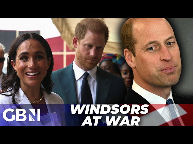 Windsors at WAR: Meghan Markle and Prince Harry ‘setting themselves up’ to CHALLENGE Royal Family class=