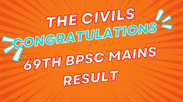 69th BPSC MAINS RESULT. #69thbpsc #bpsc #bpscresultout #thecivils