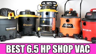 BEST 6.5 HP Wet / Dry Shop Vac Competition!  Craftsman vs Ridgid vs Vacmaster Vs Workshop