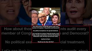 Congress Under Audit? 🇺🇸💰 Should Every Lawmaker Face IRS Scrutiny