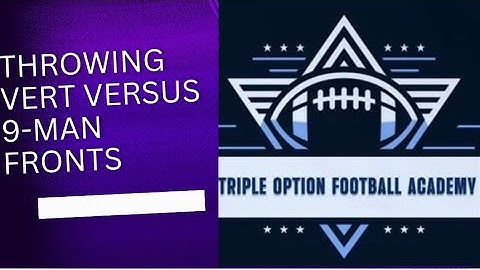 Throwing Vert Versus 9-Man Fronts #flexbone #tripleoption