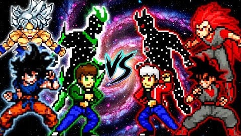 Son Goku DBS V7 OP (AF) & Ben 10 UA V3 OP (AF) VS Evil Goku TP V4 OP (AF) & Albedo V2 OP (AF)🔥