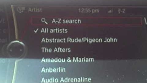 BMW Voice Command - Audio Entertainment